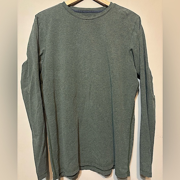 ROUGH DRESS Long Sleeve Cotton Crew Neck Shirt - Picture 1 of 4